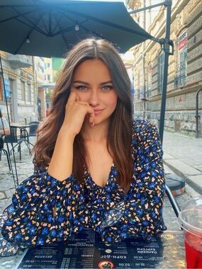 Zara Black Floral Long-Sleeve Wrap Dress